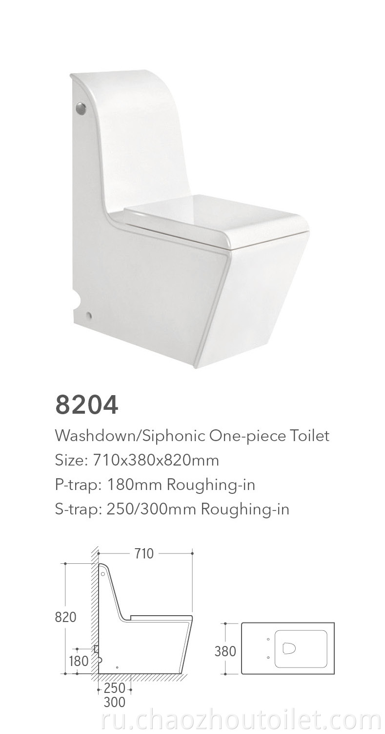 8204 One Piece Toilet